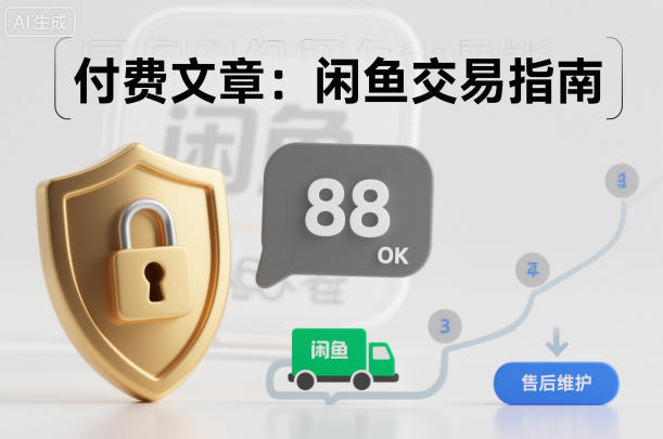 付费文章：闲鱼交易指南，怎么才能降低被坑被马扁的概率-兴雨资源