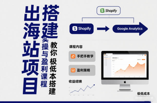 小淘出海站项目,搭建实操与盈利课程,手把手教你用极低成本搭建-兴雨资源
