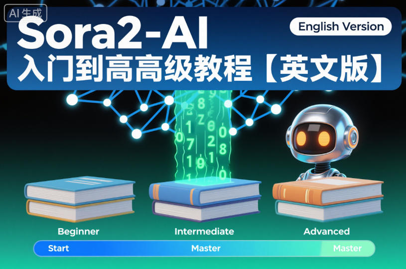 Sora2-AI入门到高级教程【英文版】-兴雨资源