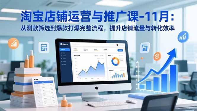 （16714期）淘宝店铺运营与推广课-11月：从测款筛选到爆款打爆完整流程，提升店铺流量与转化效率-兴雨资源