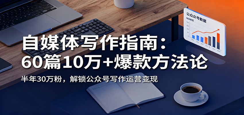 自媒体写作指南：60篇10万+爆款方法论，半年30万粉，解锁公众号写作运营变现-兴雨资源