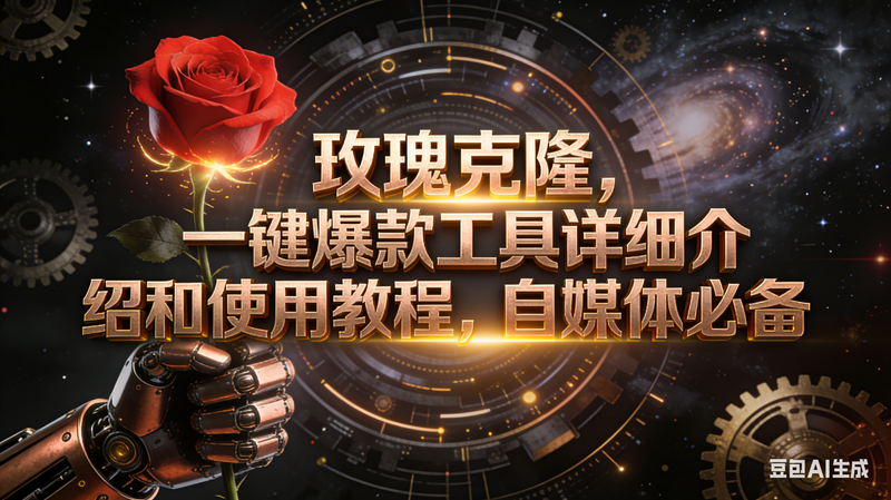 （16792期）玫瑰克隆工具，自媒体必备，一键爆款工具详细介绍和使用教程-兴雨资源